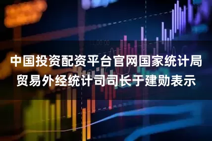 中国投资配资平台官网国家统计局贸易外经统计司司长于建勋表示
