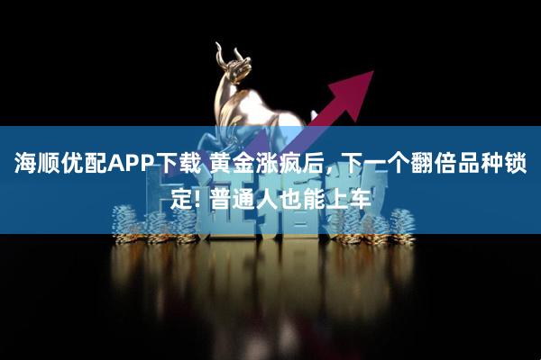 海顺优配APP下载 黄金涨疯后, 下一个翻倍品种锁定! 普通人也能上车